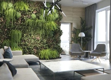 室內植物墻空氣流動